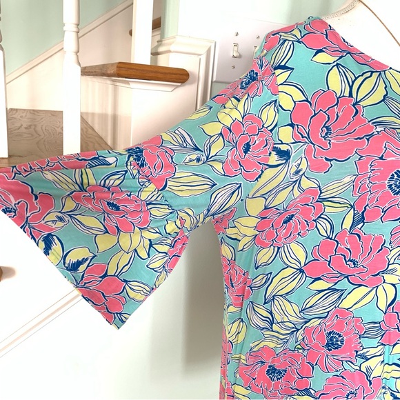 NWT Ruby Rd. Spring Fling Multicolor Floral Stretch Blouse XL NEW - Picture 3 of 8